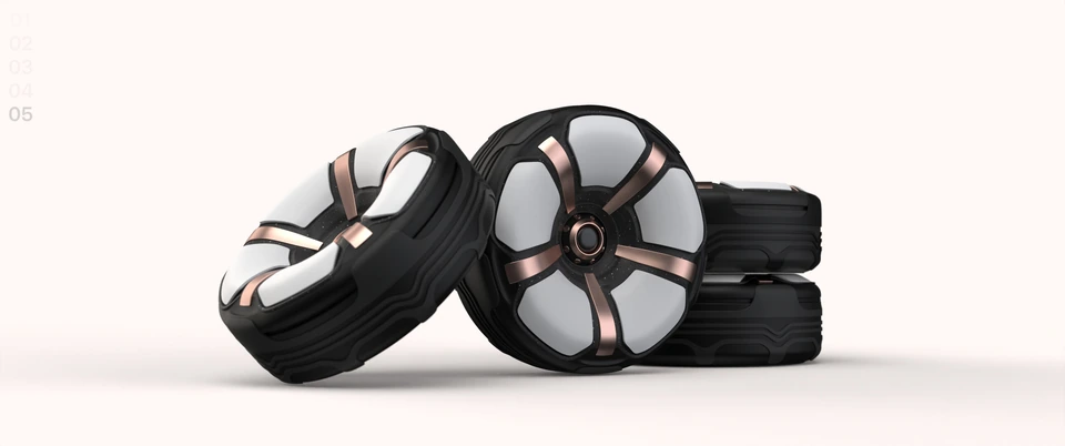 Concept wheels — product visualization and material study